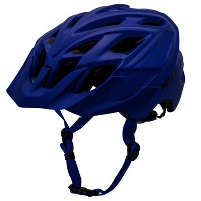 Kali Protectives Chakra Solo Half Size Cycling Helmet, Solid Blue, L/XL
