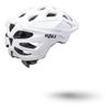 Kali Protectives Chakra Solo Half Size Cycling Helmet, Solid White, S/M view 3