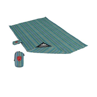 GRAND TRUNK Adventure Sheet Blanket - Sand-Proof Beach & Picnic Blanket for 4 People, 7'x7' to 7'x4'10", Lightweight & Compact, Serape Design