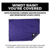 GRAND TRUNK Adventure Sheet Blanket - Sand-Proof Beach & Picnic Blanket for 4 People, 7'x7' to 7'x4'10", Lightweight & Compact, Serape Design view 3
