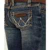 Wrangler Girls' Stretch Boot Cut Jean, Medium Blue, 7 view 4