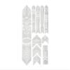 All Mountain Style Bike Frame Protector Extra - Universal Fit, 10-Piece Set for Down Tube, Chainstay, Cable Wear, High-Impact Honeycomb PVC view 2