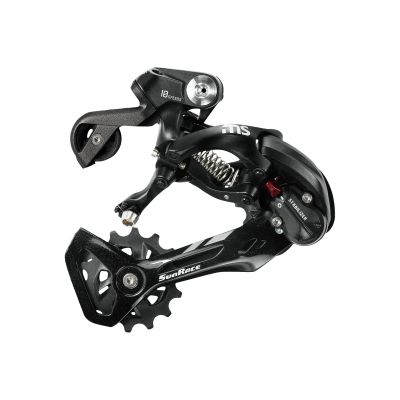 SunRace Unisex's RDMS30 Rear derailleur, Black, 10-12 Speed