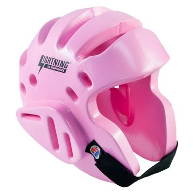ProForce Lightning Karate/Martial Arts Sparring Headgear (Pink, Medium (Head Circ: 21-22")