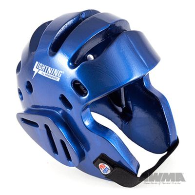 ProForce Lightning Karate/Martial Arts Sparring Headgear (Blue, Youth (Head Circ: 20")