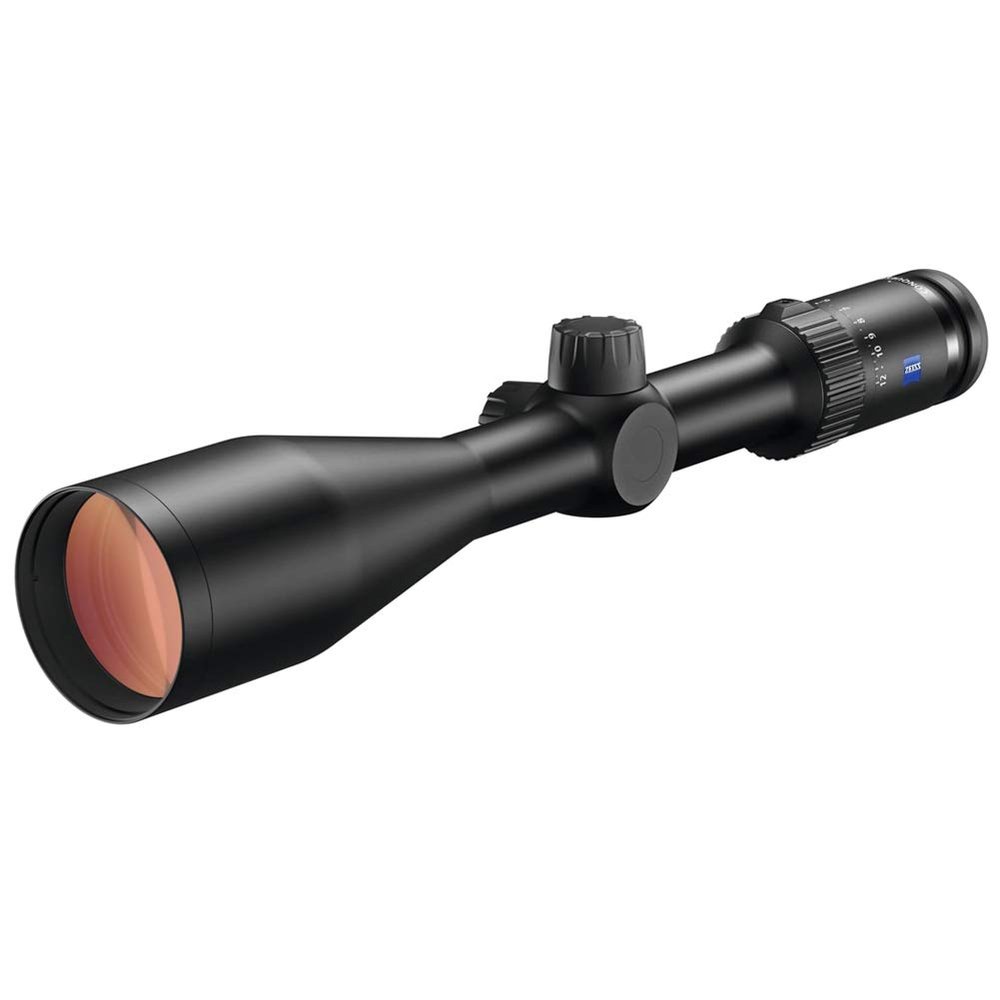 ZEISS Conquest V4 3-12x56 Riflescope with Illuminated Plex Reticle (#60) - Capped Elevation Turret - Fixed Parallax - .25 MOA