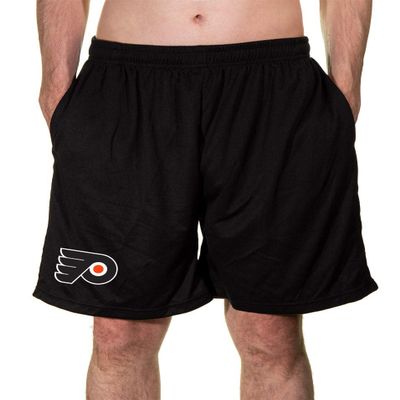 Calhoun NHL Men's Team Logo Air Mesh Shorts (Philadelphia Flyers, X-Large)