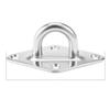 1x Pad Eye Diamond Shape Marine Rigging 316SS view 1