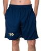 Calhoun NHL Men's Team Logo Air Mesh Shorts (Nashville Predators, Large) view 1