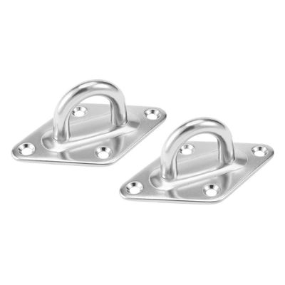 2x Pad Eye Diamond Shape Marine Rigging 316SS