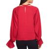 1.STATE Womens Bishop-Sleeve Halter Blouse Top, Red, X-Small view 2