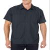 Red Kap Men's Short Sleeve Performance Plus Shop Shirt with OilBlok Technology, Charcoal with Black Mesh, 2X-Large/Tall view 1
