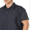 Red Kap Men's Short Sleeve Performance Plus Shop Shirt with OilBlok Technology, Charcoal with Black Mesh, 2X-Large/Tall view 3