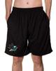 Calhoun NHL Men's Team Logo Air Mesh Shorts (San Jose Sharks, Large) view 1