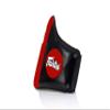Fairtex BPV1 Muaythai Training Belly Pad | Core Protection for Coaches in Boxing, Muay Thai, Kickboxing | Syntek Leather |Maximum Durability, Secure Fit | Multi-Sport Body Protector-(Black/Red) view 4