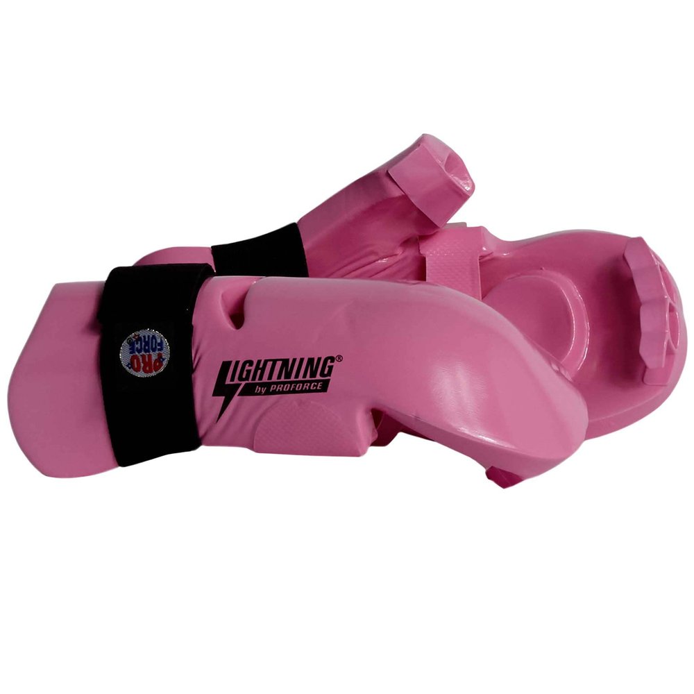 Pro Force Lightning Punches Sparring Gloves (Pink, Child Large - Knuckle Width 2.875-3.25")