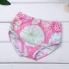 Agoky Baby Toddler Girls Long Sleeve Swimsuit Floral Rash Guard Sun Protection 2 Pieces Pink 2-3 view 4
