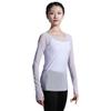 117120107 Pull on Mesh Ballet Dance Tops (L170, Lavender) view 2