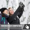MCTi Ski Gloves,Winter Waterproof Snowboard Snow 3M Thinsulate Warm Touchscreen Cold Weather Women Gloves Wrist Leashes Grey Small view 4