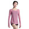 117120107 Pull on Mesh Ballet Dance Tops (M 165, Cameo Brown) view 1