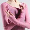 117120107 Pull on Mesh Ballet Dance Tops (M 165, Cameo Brown) view 4