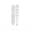 All Mountain Style AMSFG1WHAP Honeycomb High Impact Frame Guard Basic  Protects Your Bike from Scratches and dings, White/Ape view 2
