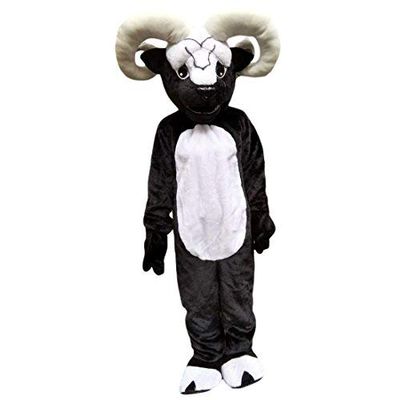 Black Goat Mascot Costume Cartoon Character Adult Sz Real Picture