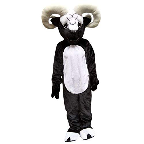 Black Goat Mascot Costume Cartoon Character Adult Sz Real Picture