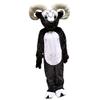Black Goat Mascot Costume Cartoon Character Adult Sz Real Picture view 1