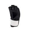UFC MMA Gloves | Training Gloves for Sparring, Grappling, Mitts & Punching Bag | Beginner to Intermediate | Secure Fit for Men & Women | White, Small/Medium view 4