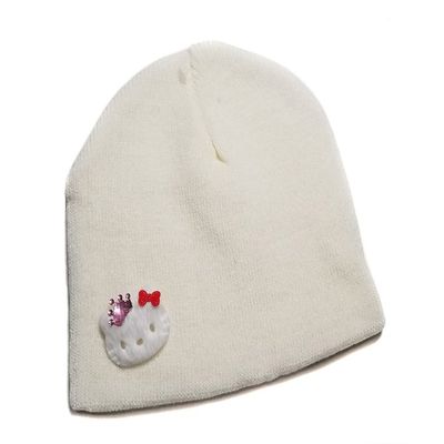 Baby Beanie Hat-for Boys and Girls-Baby Beanie Hat, Infant Beanie Hat, Beanie for Baby (Large, Ivory)