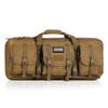 Savior Equipment American Classic Tactical Double Short Gun Case Pistol Bag, Spacious Front Pockets, Padded Shoulder Strap Included, 24 Inch Flat Dark Earth Tan view 1