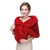 Adonis Pigou Bridal Wraps Shawls Faux Fur Ladies' Stoles Cape Shrug for Bride Wedding view 2