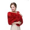 Adonis Pigou Bridal Wraps Shawls Faux Fur Ladies' Stoles Cape Shrug for Bride Wedding view 3