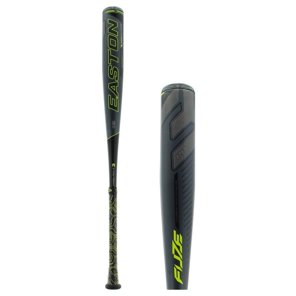 EASTON Project 3 Fuze -3 BBCOR Baseball Bat | 33 inch / 30 oz | 2019 | 1 Piece Aluminum | Carbon-Core | ATAC Alloy | Power Boost Knob | VRS COR | Composite End Cap