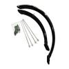 16 inch Deform Resistant Bike Full Cover Fender Bicycle Mudguard Set Front and Rear Fit for Folding Bike view 1