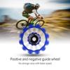 12 Speed Wheel,Bike Wheel, Wheels Pulley Road Mountain ycle Rear Derailleur Pulley Roller Wheel Aluminum Alloy Ceramic Pulley Wheel for 7/8/9/10 Speed Bike(Blue) view 3