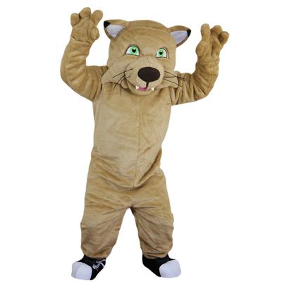 Cat Tiger leopard Mascot Costume Cartoon Character Adult Sz Real Picture