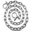 US Stainless Stainless Steel 316 Anchor Chain 13mm or 1/2" by 15' Long Shackles view 1