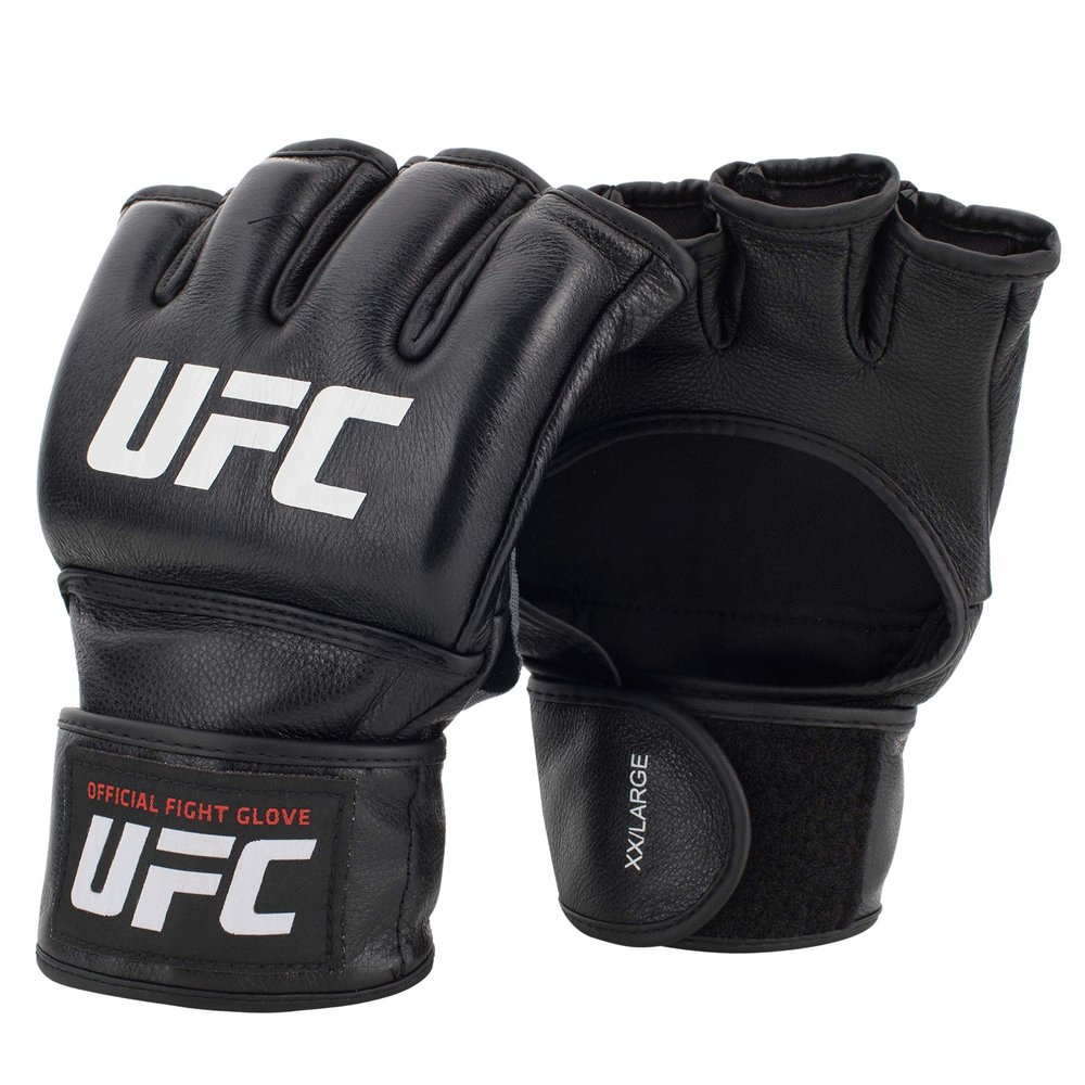 UFC Official Fight Gloves - Women's Strawweight MMA Gloves, Black (UFCOPFGSTRAW)