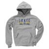 500 LEVEL Nikola Jokic Men's Hoodie Sweatshirt - Nikola Jokic Denver Font B (Gray, Large) view 1