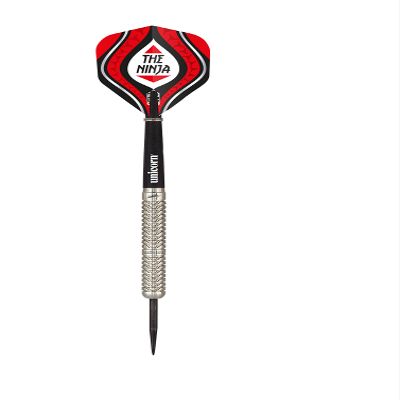 Unicorn Darts Seigo Asada - Maestro 90 Percent Tungsten Natural Steel Tip Dart, Red/Black, 25 g