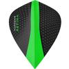 Harrows Retina Dart Flights - 100 Micron - Extra Strong - Kite - 1 Set (3) (Green)