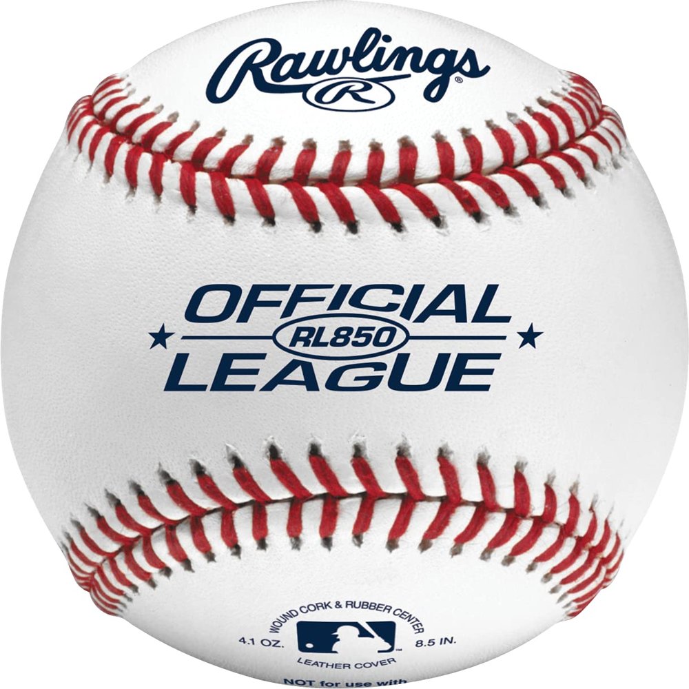 Rawlings | UNDERSIZED Official League Practice Baseballs | 8.5" | 12 Count