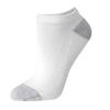 Hanes womens Plush Comfort Toe Seam No Show Socks, 6-pair Pack fashion liner socks, White, Shoe Size 5-9 US view 3