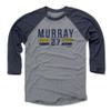 500 LEVEL Jamal Murray Tee Shirt (Baseball Tee, XXX-Large, Navy/Heather Gray) - Jamal Murray Denver Font B view 1