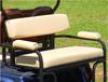 3G Golf Cart 2 in 1 Combo Seat Kit & Golf Bag Carrier- Stone for Yamaha Drive 2 Golf Carts 2017+ view 2