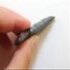 Triple Flow Obsidian Knife Blade/Corner Notched Arrowhead Hand Flint Knapped Using Pressure Flaking Techniques To Produce A Beautifully Domed Knife Blade Great For Wiccan Wand/Cospaly Necklace/Pendant view 4