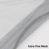 Anvin Mosquito Head Mesh Nets Gnat Face Netting for No See Ums Insects Bugs Gnats Biting Midges from Any Outdoor Activities, Works Over Most Hats Comes with Free Stock Pouches (3pcs, Grey) view 3