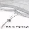 Anvin Mosquito Head Mesh Nets Gnat Face Netting for No See Ums Insects Bugs Gnats Biting Midges from Any Outdoor Activities, Works Over Most Hats Comes with Free Stock Pouches (3pcs, Grey) view 4